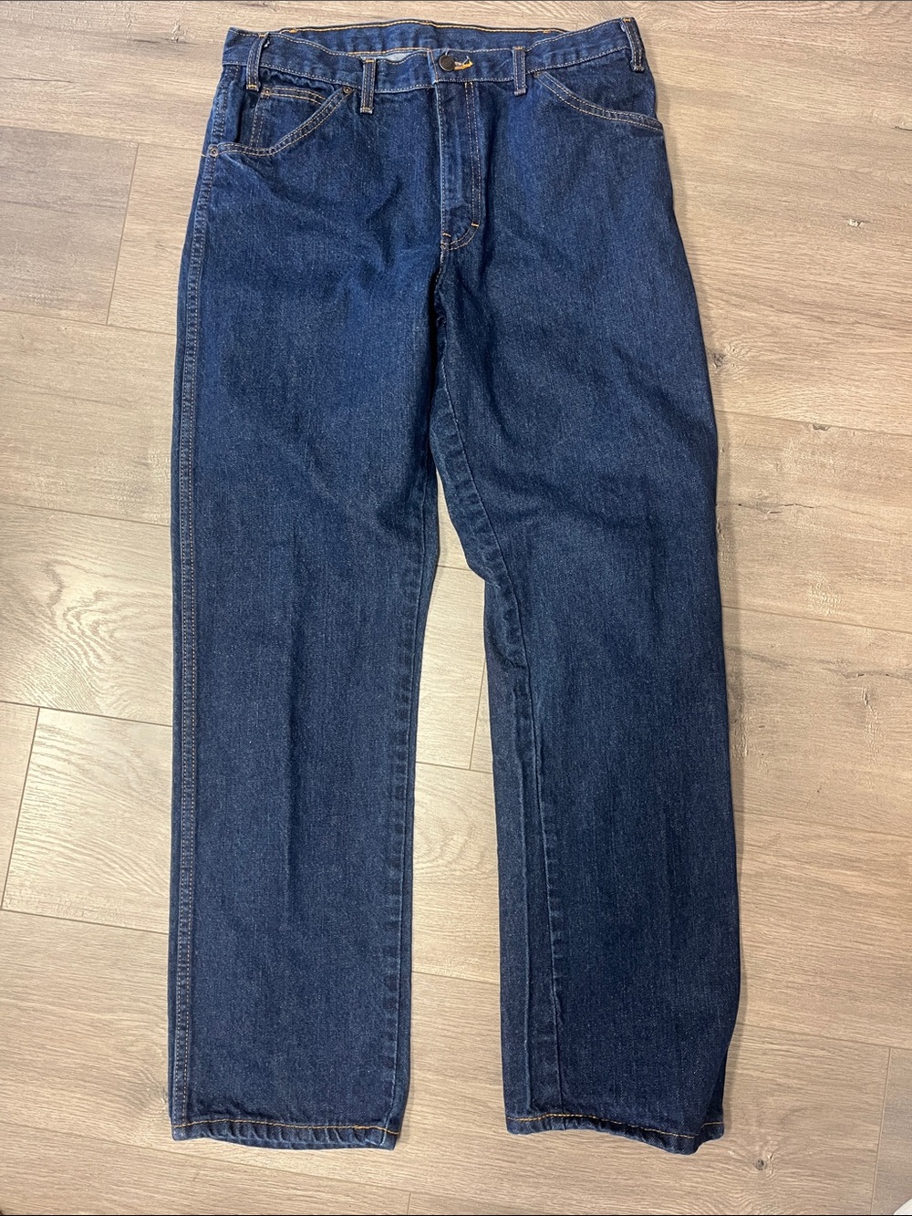 Dickies Dark Blue Straight-Leg Men's Jeans